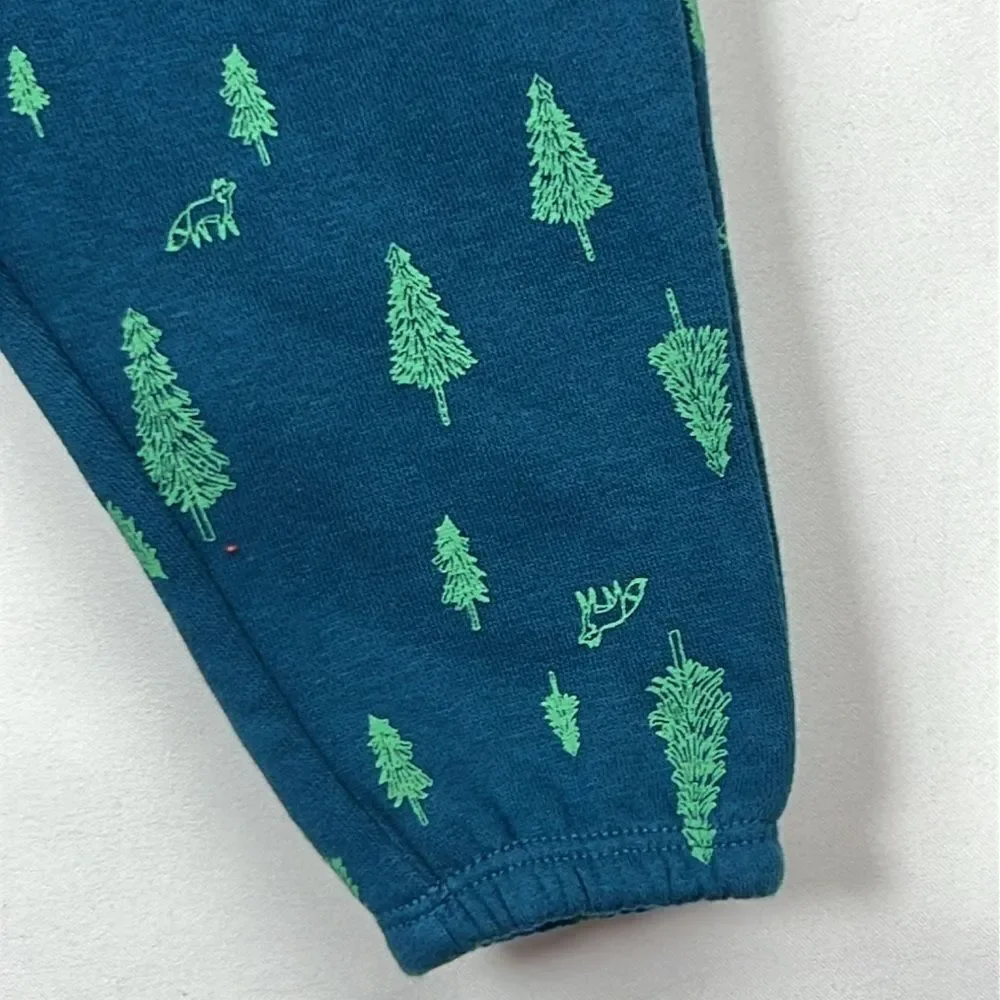 Tucker and Tate Blue Evergreen woods 2 piece sweatsuit NWT